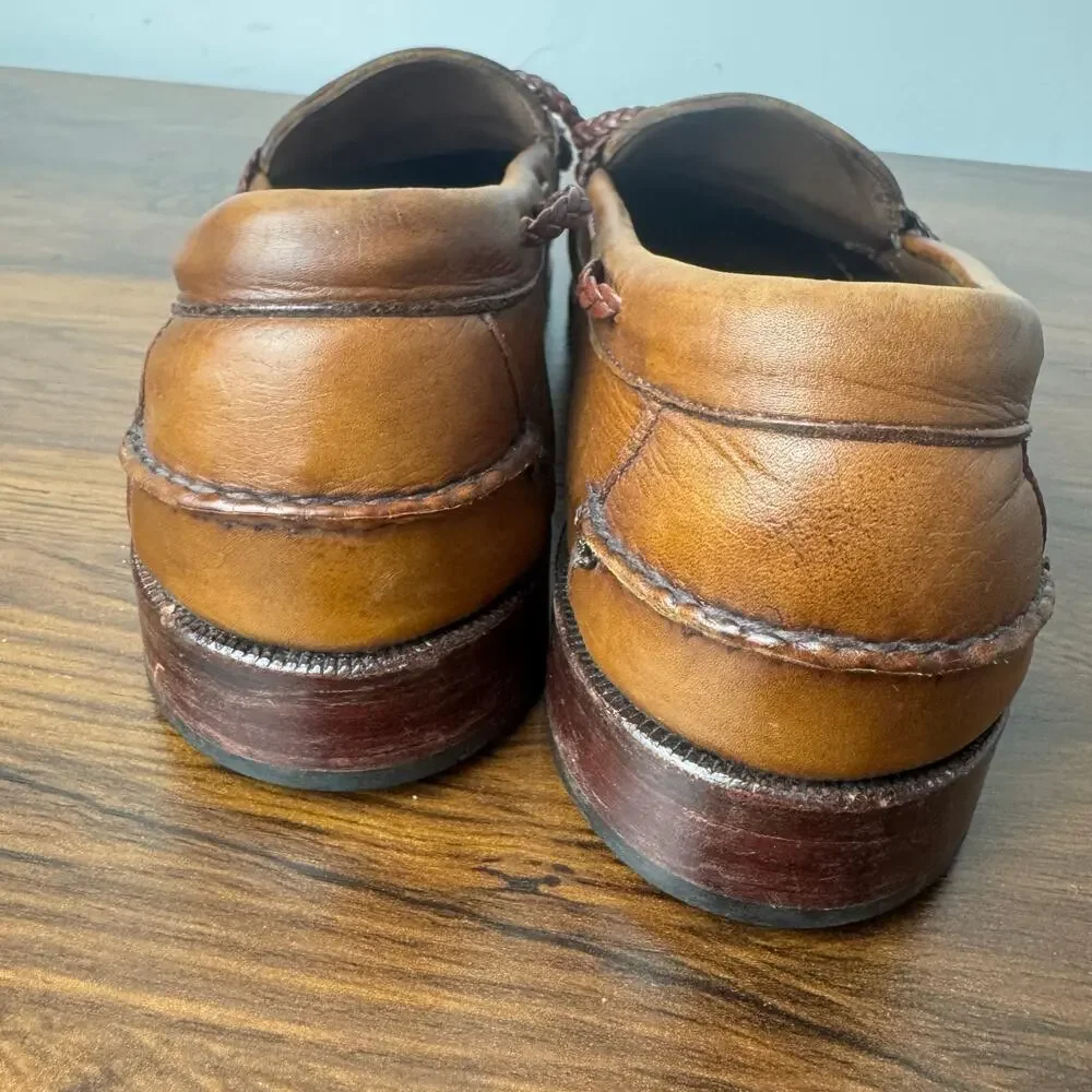 Allen Edmonds 11 D Woodstock‎ Classic Leather Tassel Loafers Dress Shoes